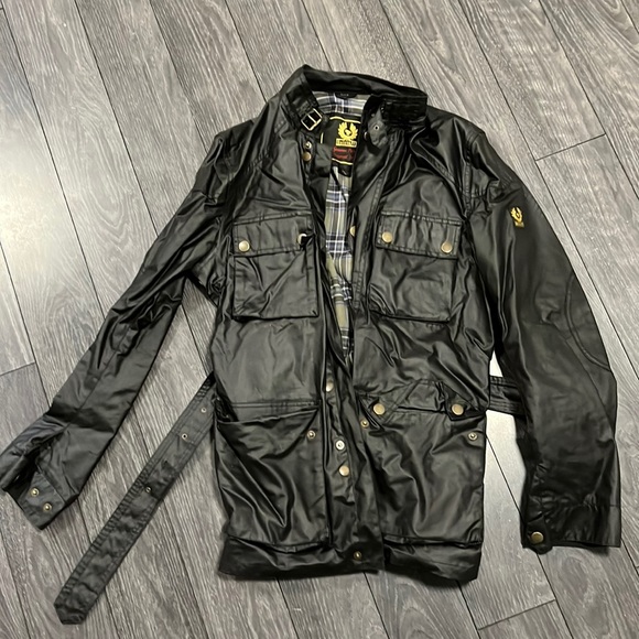 Belstaff Jackets & Coats Belfast Black Waxed Jacket Poshmark